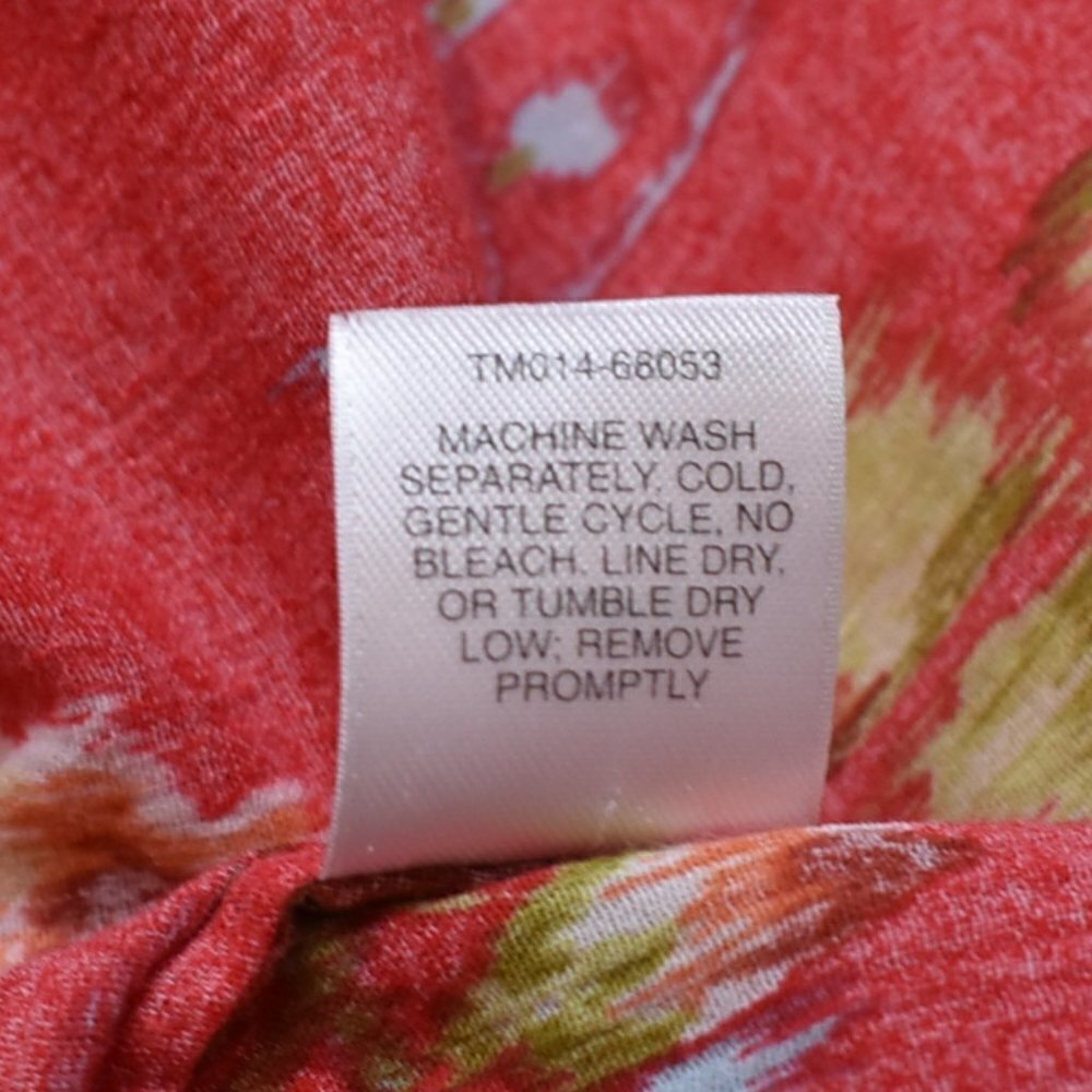 Pendleton Floral Blouse Sz XL 100% Cotton Peasant Cottagecore Whimsygoth - Picture 10 of 15